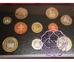 UK 2004 Ten Coins Proof Set, No COA